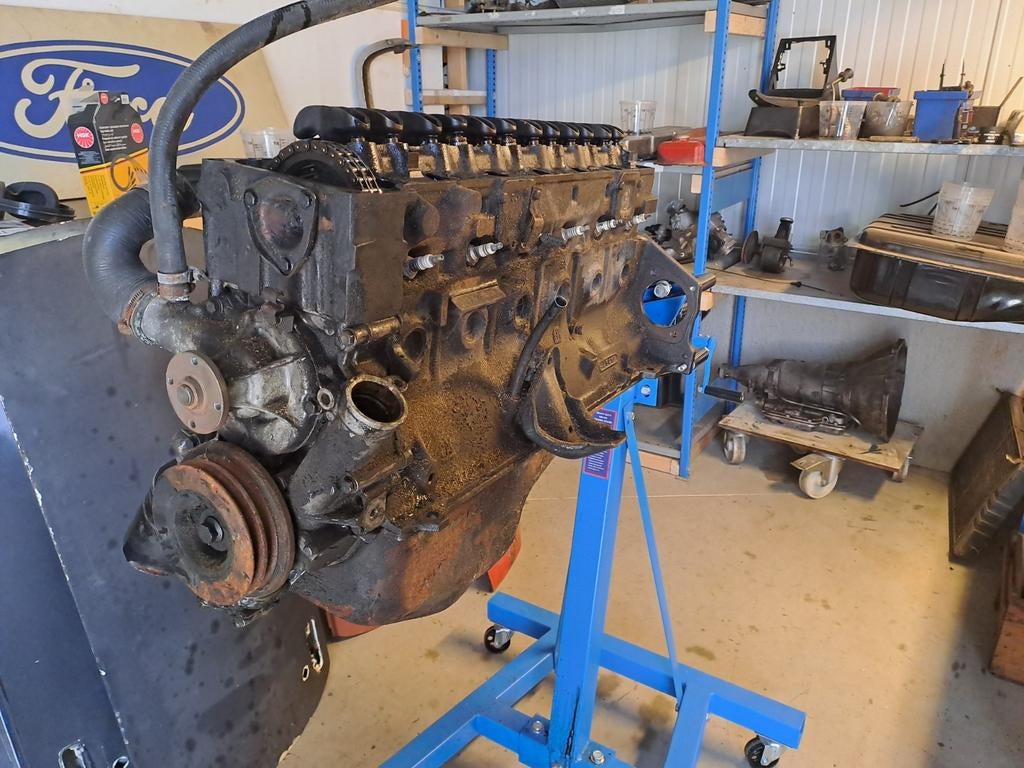 Opel 30E motor met 24V cilinderkop, Ophalen of Verzenden, Opel