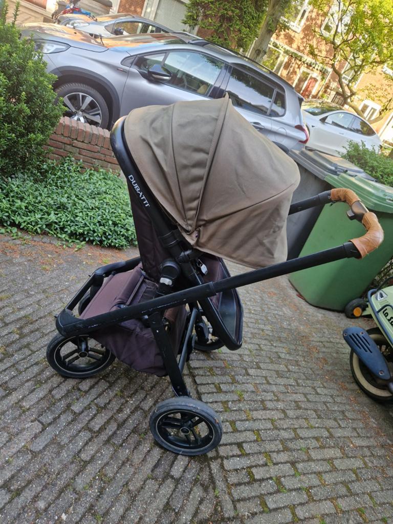 Dubatti kinderwagen met reiswieg!, Ophalen, Gebruikt, Overige merken, Met reiswieg