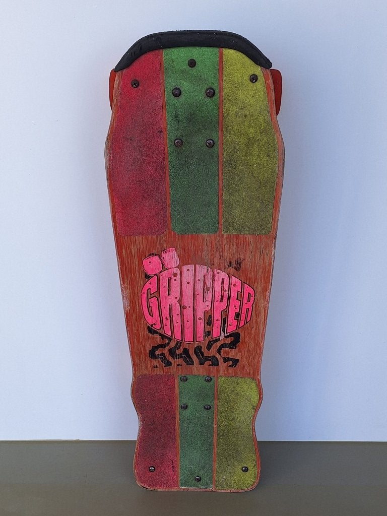 vintage houten FreeSport Gripper skateboard old-skool l 77cm, Ophalen of Verzenden, Gebruikt, Skateboard