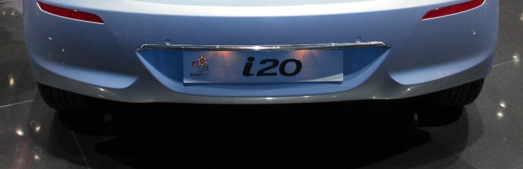 Achterkleplijst boven kentekenplaat Hyundai i20 2012-2014, Ophalen of Verzenden, Nieuw
