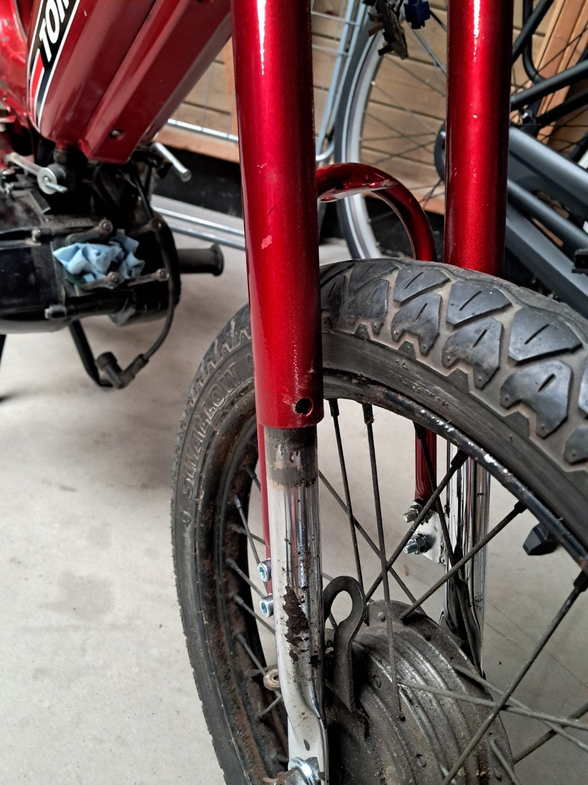 Gezocht! Tomos A3 oud model voorvork rubbers, Fietsen en Brommers, Ophalen of Verzenden, Nieuw, Overige typen, Tomos A3