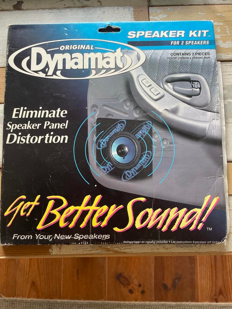 Dynamat Speaker Kit - Voorkom resonantie in je auto, Ophalen, Nieuw