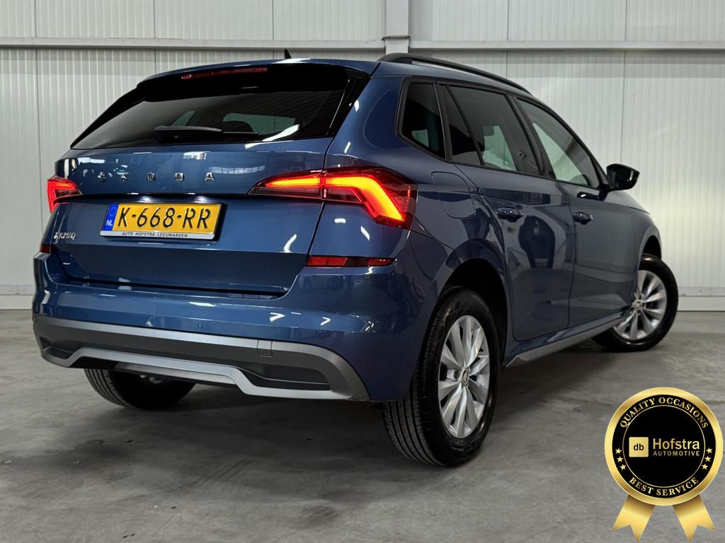 Skoda Kamiq 1.0 TSI Business Edition LEER STOELVERW. CARPLAY, Gebruikt, Blauw, 49 €/maand, Origineel Nederlands