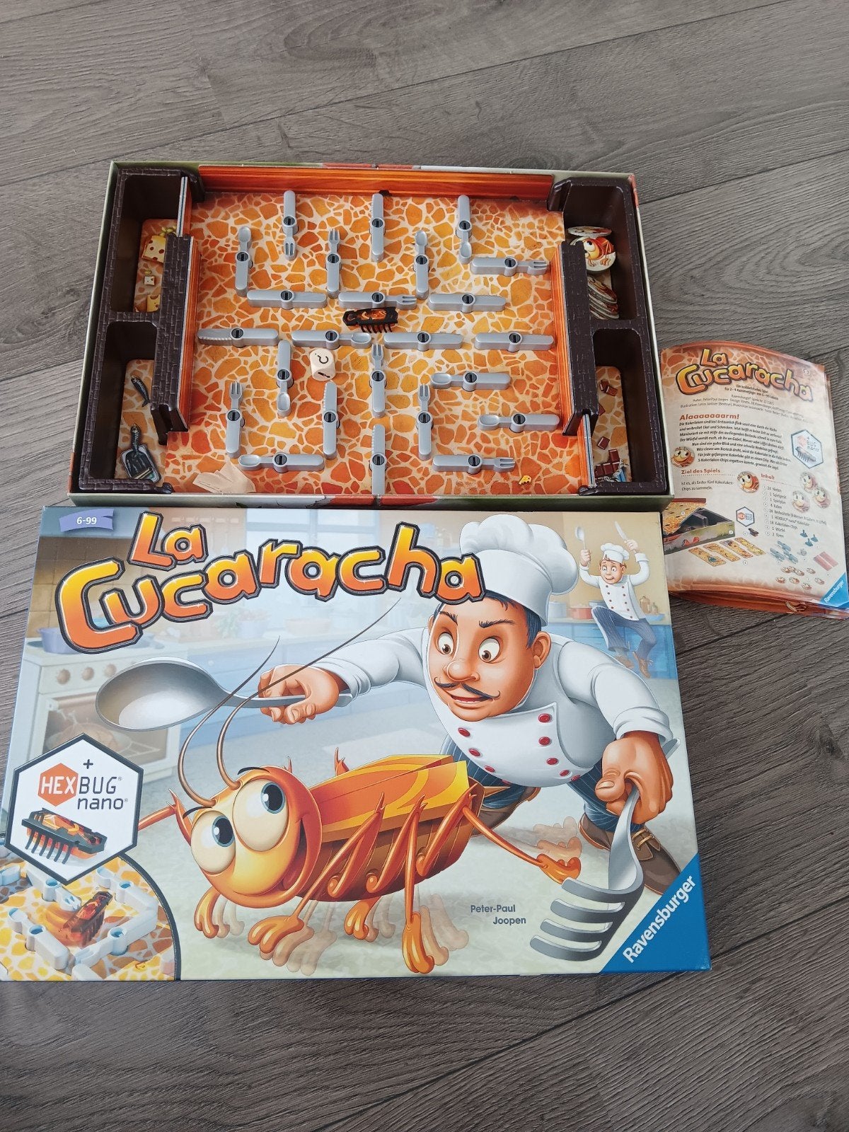 la cucaracha, Ophalen, Zo goed als nieuw