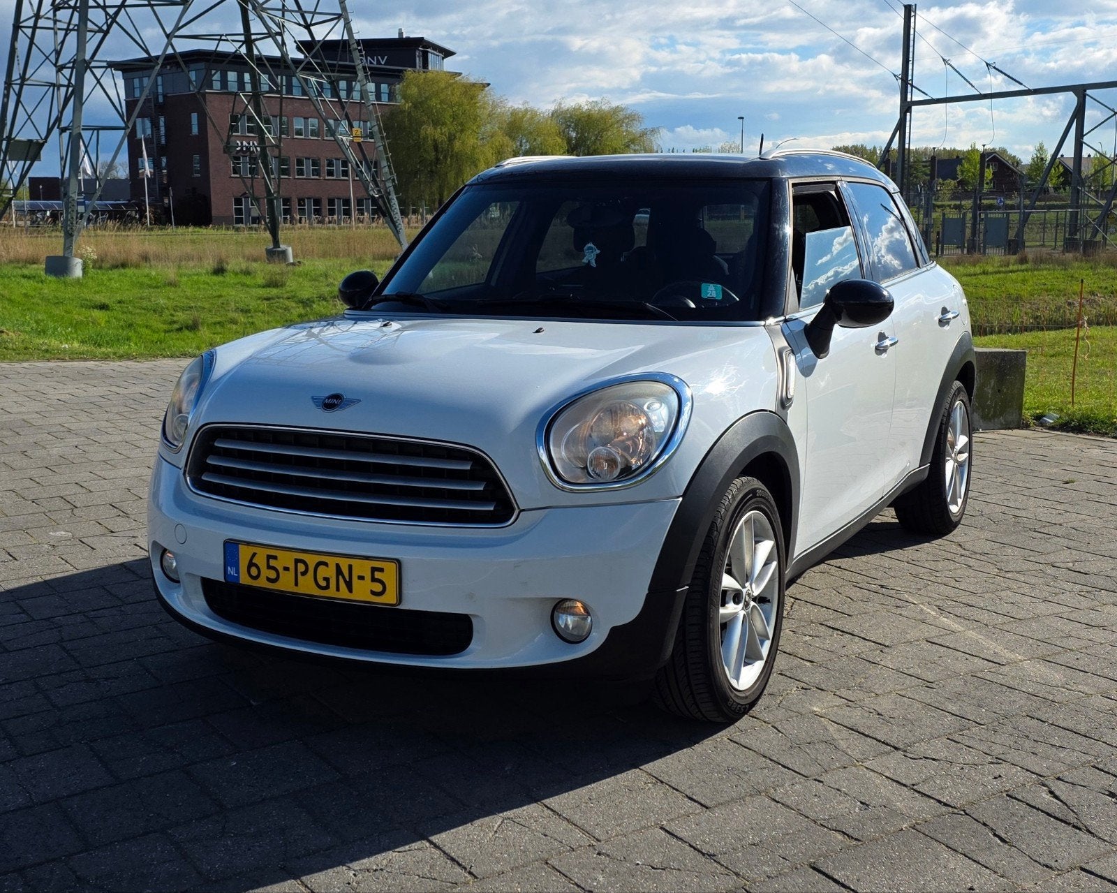 Mini Countryman 1.6 Cooper, Auto's, Voorwielaandrijving, Zwart, Leder en Stof, Origineel Nederlands