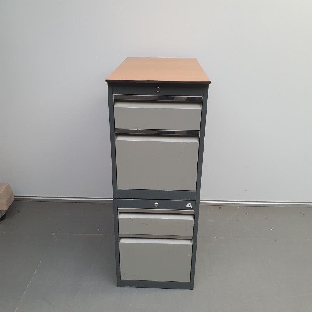 2-delig ladeblok met 4 lades - 113x42x73 cm, 5 laden of meer, Ophalen, Gebruikt, 25 tot 50 cm