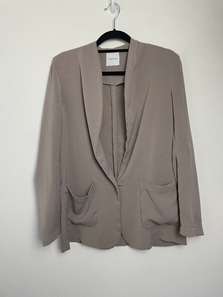 Humanoid blazer taupe beige maat S losvallend recht, Maat 38/40 (M), Customercare@humanoid.nl, HUMANOID Collective B.V., Humanoid