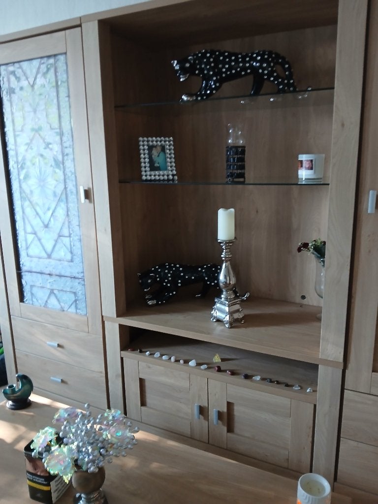 mooie blank eiken set als nieuw, Huis en Inrichting, Complete inboedels, Ophalen