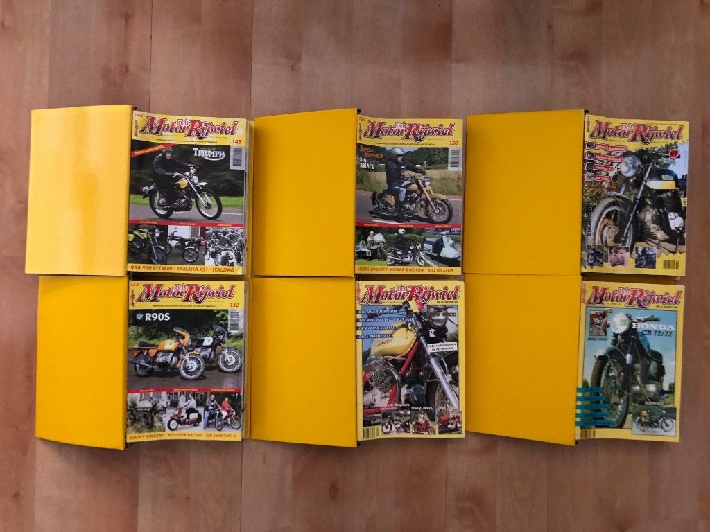 MOTOR en RIJWIEL TIJDSCHRIFTEN, Boeken, Motoren, Ophalen, Gelezen