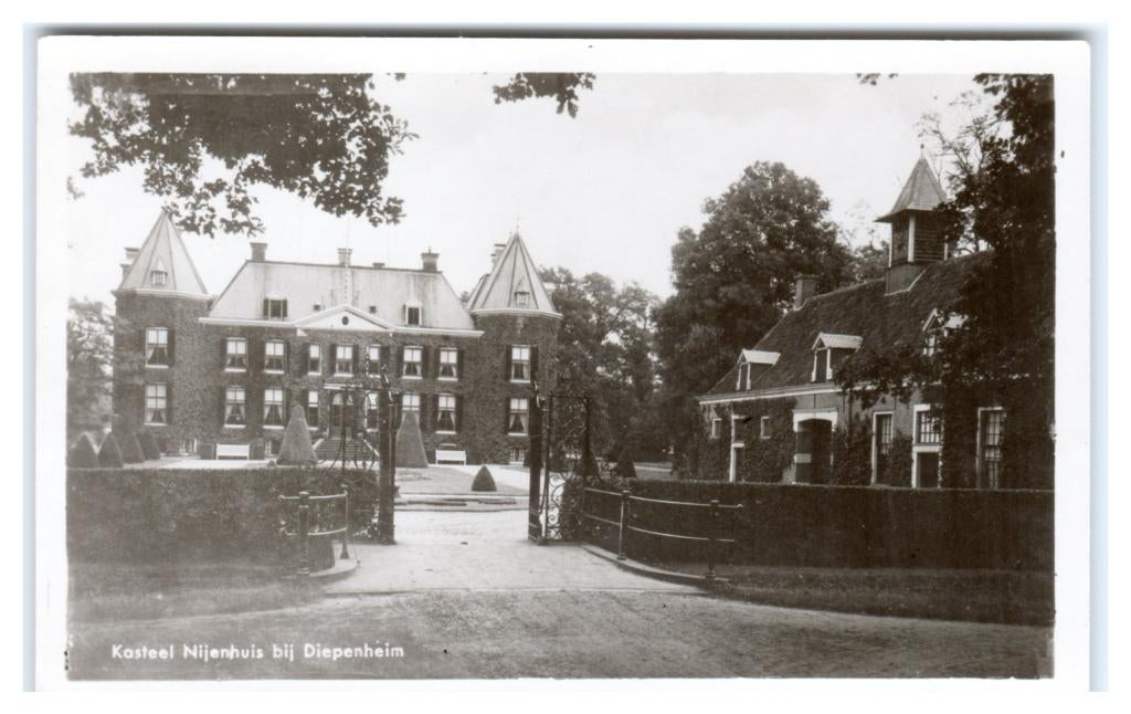 Diepenheim, Kasteel Nijenhuis bij Diepenheim, Verzenden, 1940 tot 1960, Ongelopen, Overijssel