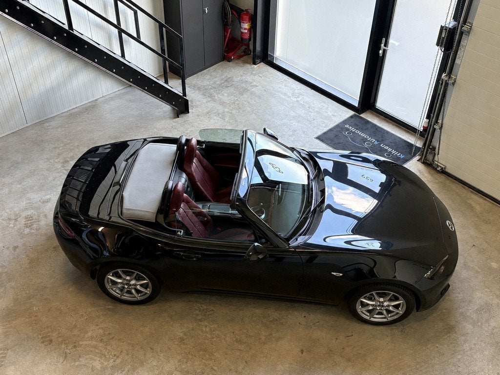 Mazda MX-5 MX5 1.5 131PK Ginzan Leder Navi Led Bose Keyless, Achterwielaandrijving, Euro 6, 4 cilinders, Bedrijf