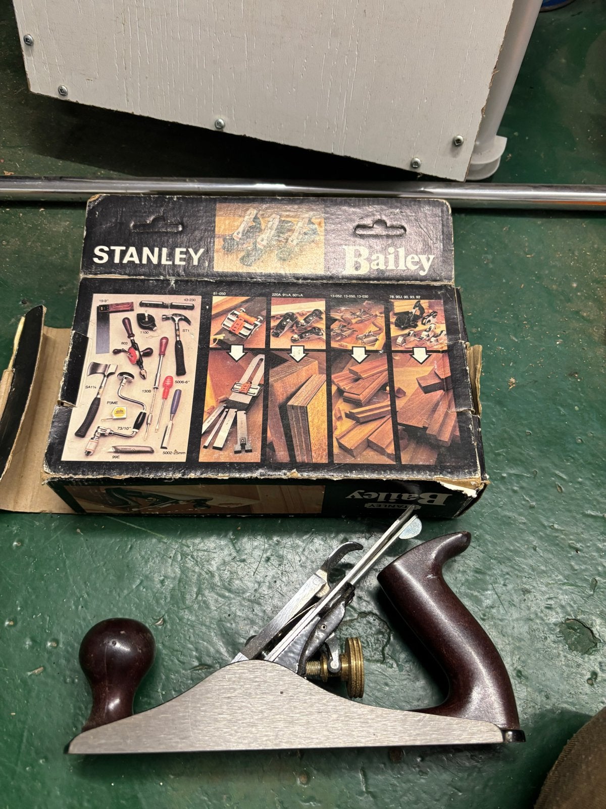 Stanley Bailey schaaf - Vintage handgereedschap, Ophalen of Verzenden, Gebruikt, Overige typen, Stanley