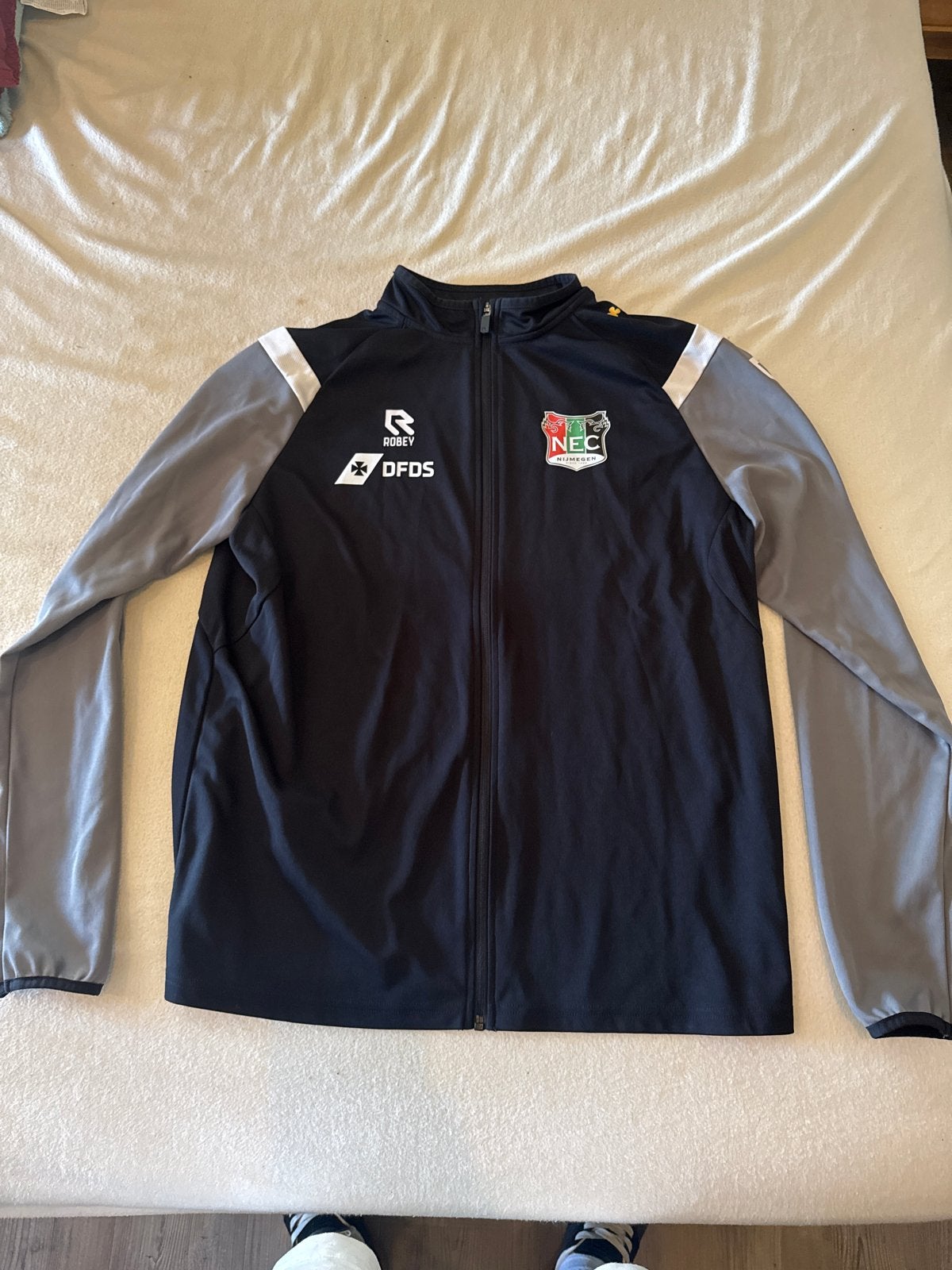 Robey NEC Trainingsjack - Maat XL, Zwart, Maat 56/58 (XL), Ophalen of Verzenden, Voetbal