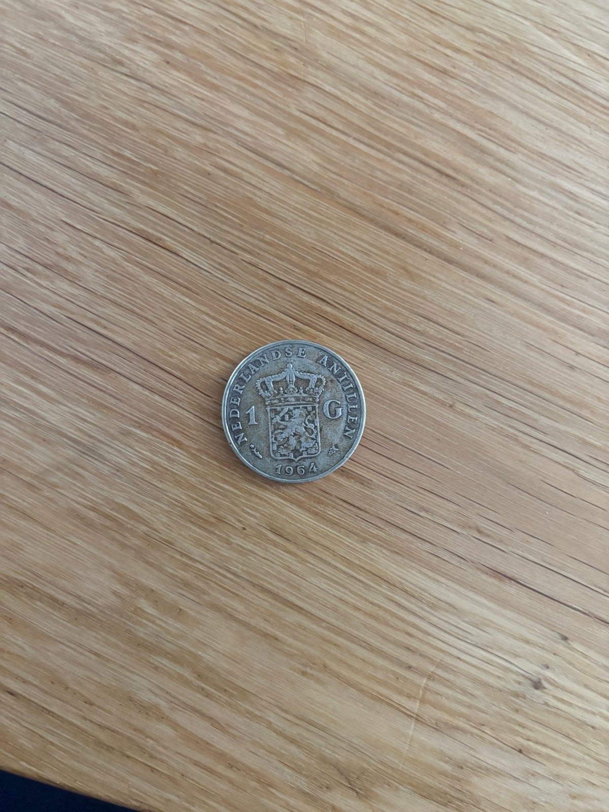 1 Gulden 1964 Koningin Juliana Nederlandse Antillen, Postzegels en Munten, Ophalen of Verzenden, Koningin Juliana, 1 gulden, Losse munt