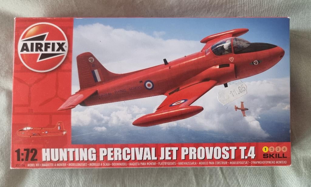 1/72 Hunting Percival Jet provost T.4, Ophalen of Verzenden, 1:72 tot 1:144, Overige merken