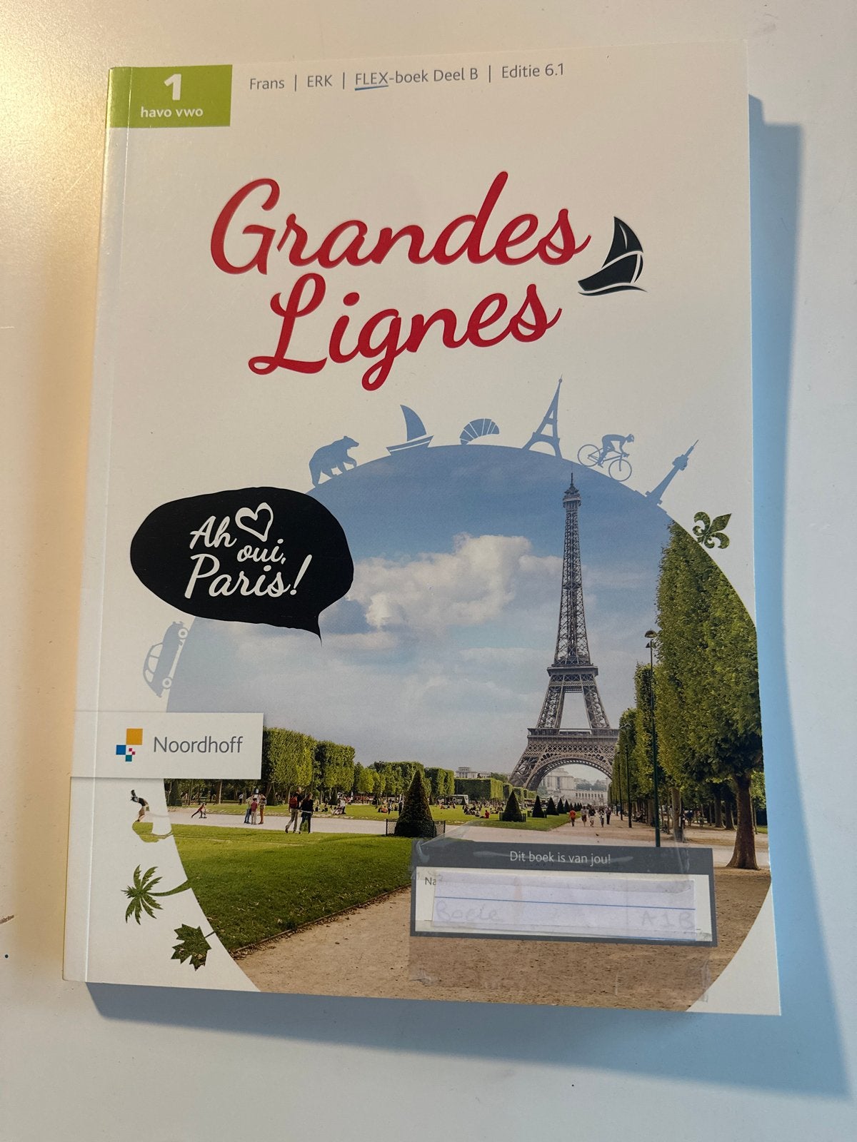 Grandes Lignes Frans 1 havo vwo FLEX-boek Deel B, Ophalen of Verzenden, Alpha, Zo goed als nieuw, HBO