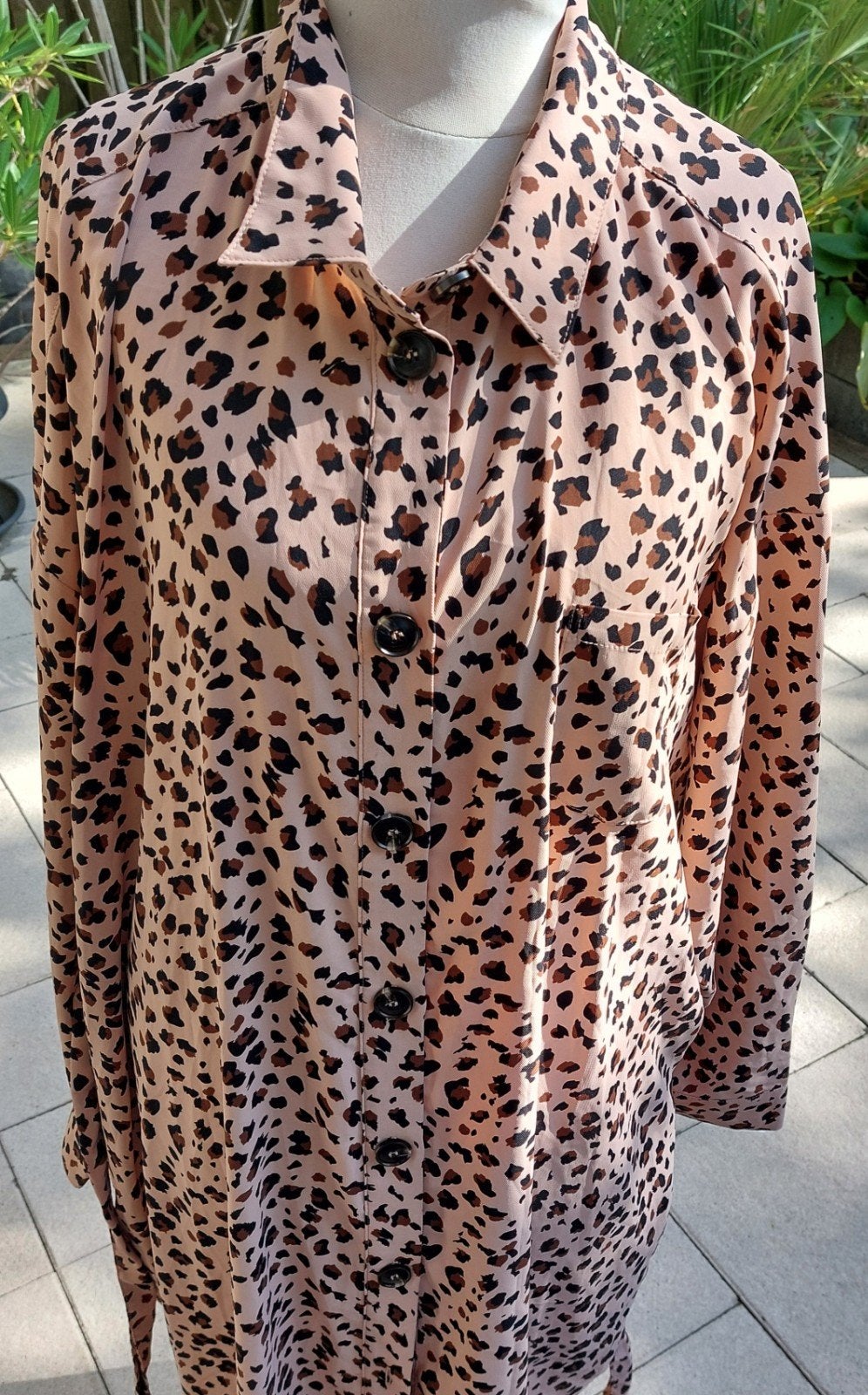 Nieuwe jurk van Ulla Popken, Beige, Maat 46/48 (XL) of groter, Nieuw, Ulla Popken