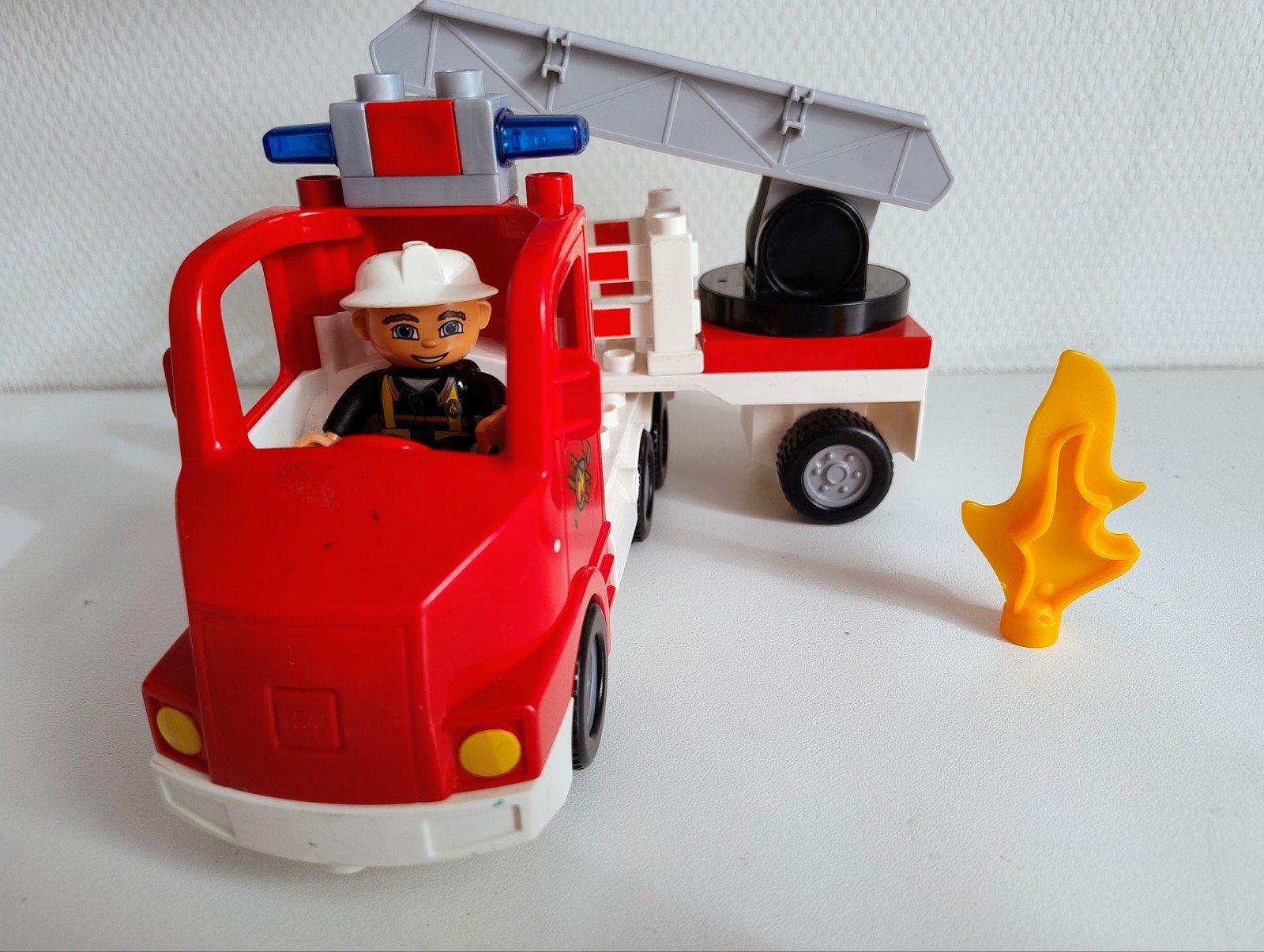 Duplo brandweerauto., Ophalen of Verzenden, Zo goed als nieuw