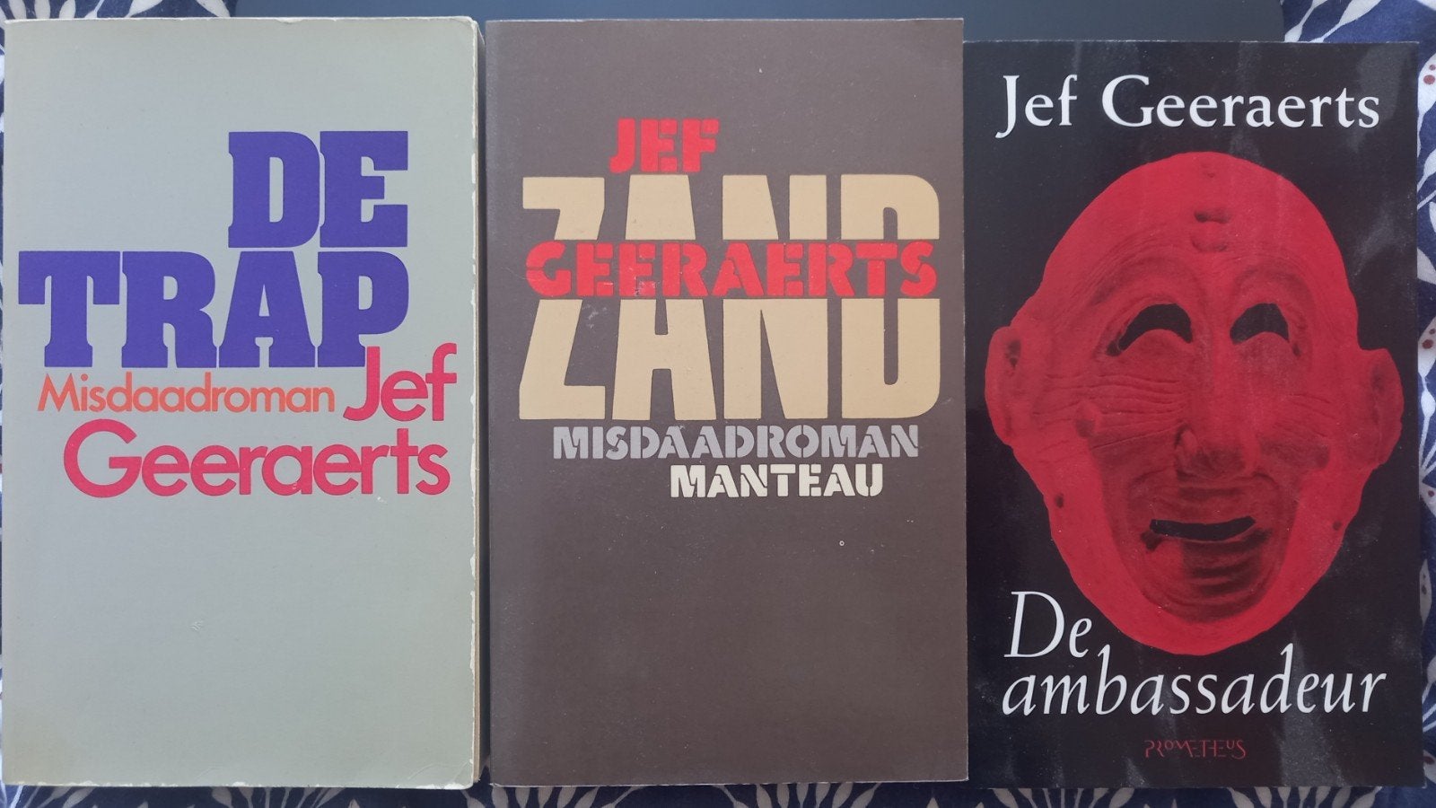 Jef Geeraerts Misdaadromans: De Trap, Zand, De Ambassadeur, Boeken, Verzenden, Gelezen, Jef Geeraerts
