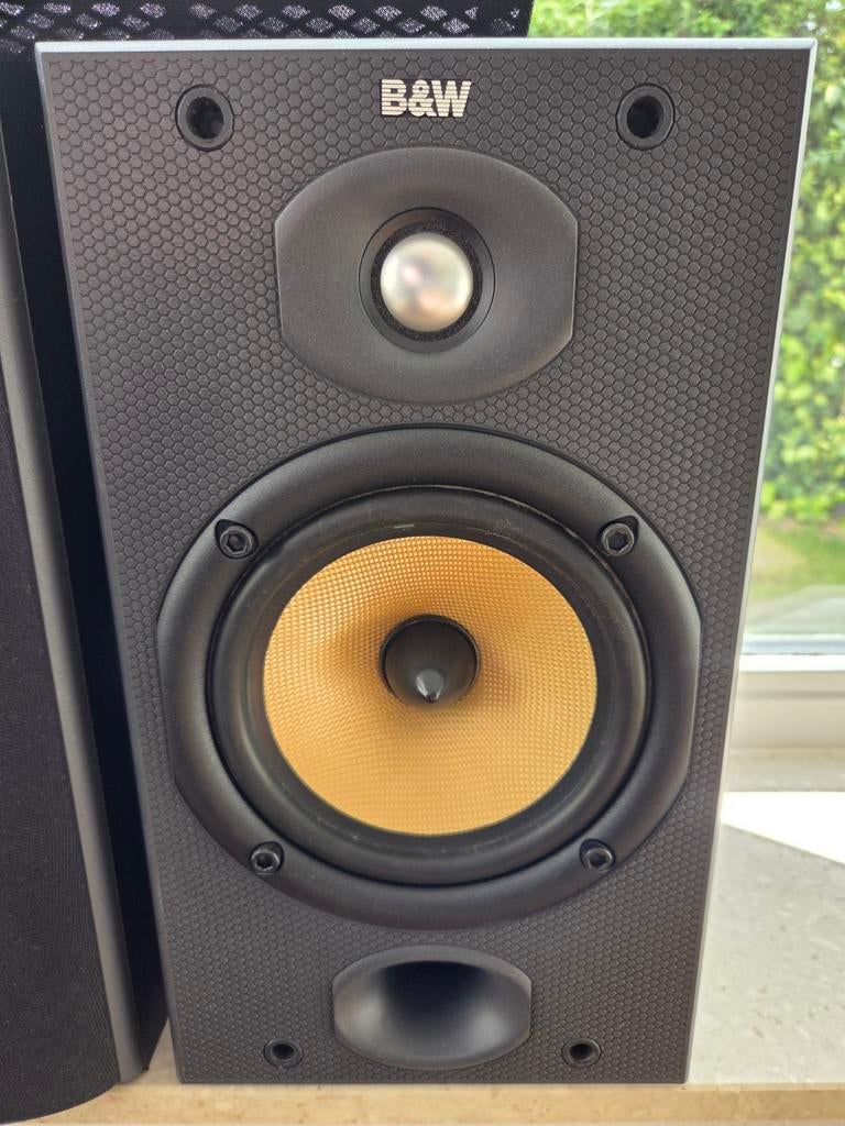B&W DM601 S2 "Boekenplank" Speakers, Ophalen, 60 tot 120 watt, Front, Rear of Stereo speakers, Bowers & Wilkins (B&W)