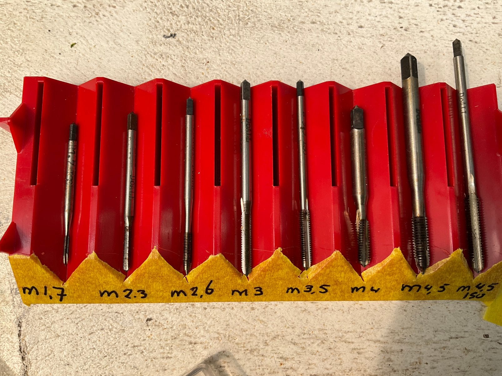 HSS Cobalt machine tappen M1,7 - M 10    NIEUW, Verzenden, Nieuw