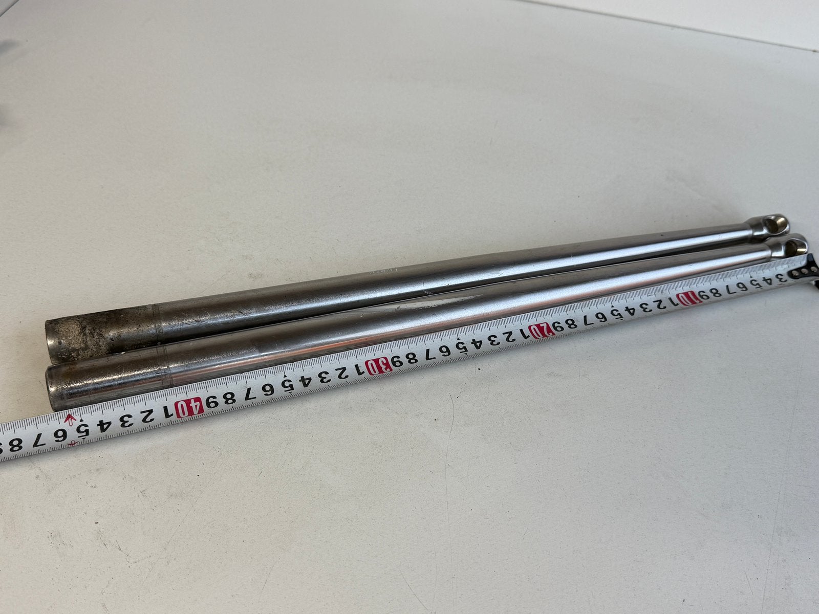 2 x RVS scepter 46 cm, Ophalen of Verzenden, Gebruikt, Overige typen