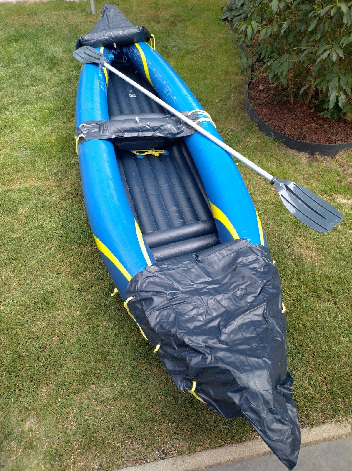 opblaas kano voor 1 of 2 personen, Watersport en Boten, Kano's, Ophalen, Overige typen, Twee personen, Zo goed als nieuw