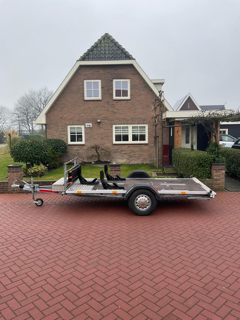 Te Huur motoraanhangwagen 35 EURO, Auto diversen, Aanhangers en Bagagewagens, Ophalen of Verzenden, Zo goed als nieuw