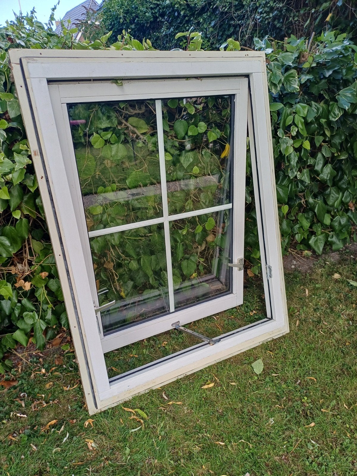 Gebruikt Gevelraam met Dubbelglas, Doe-het-zelf en Verbouw, Glas en Ramen, Ophalen, Gevelraam of Ruit, Gebruikt, 80 tot 120 cm