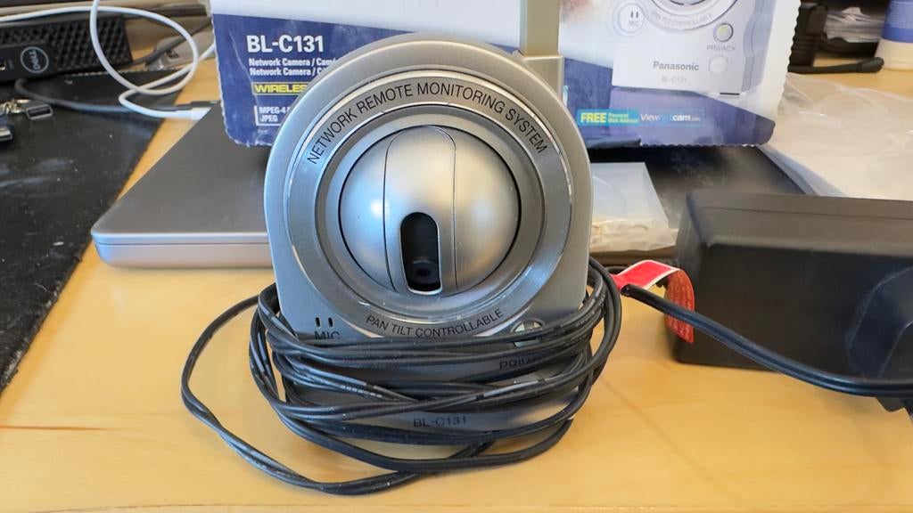 Panasonic BL-C131 Netwerk Camera - Draadloze IP Camera, Ophalen of Verzenden, Zo goed als nieuw, Binnencamera