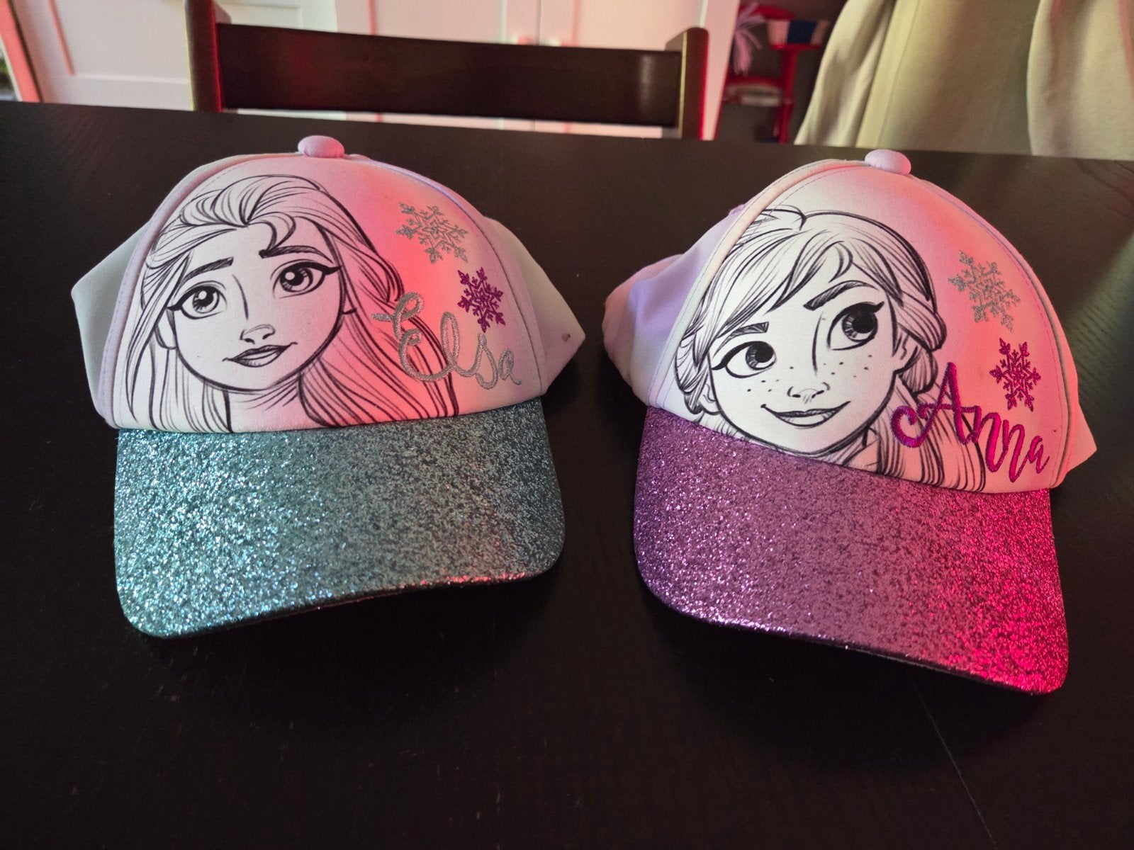 Frozen Anna Elsa petjes ZGAN, Disney, Meisje, Ophalen of Verzenden, 122 t/m 128