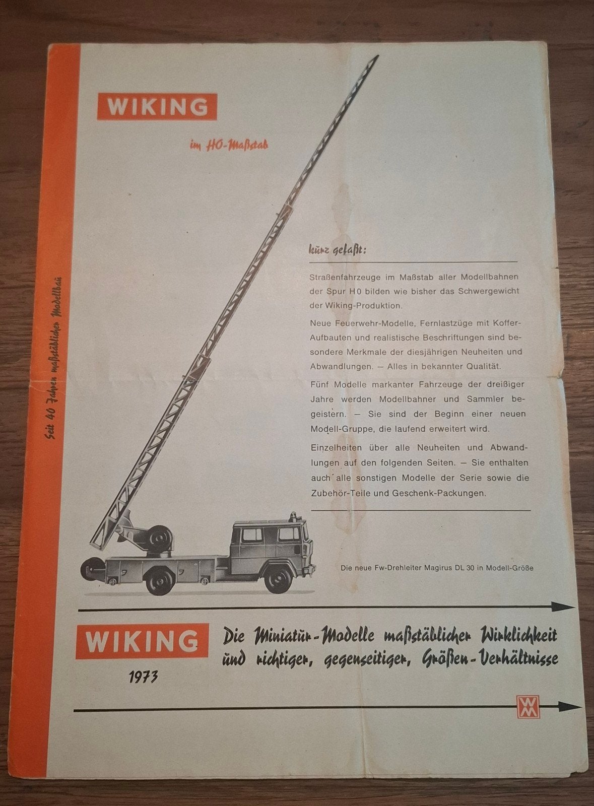 Originele catalogus van Wiking 1973, Boeken, Ophalen of Verzenden, Gelezen, Catalogus