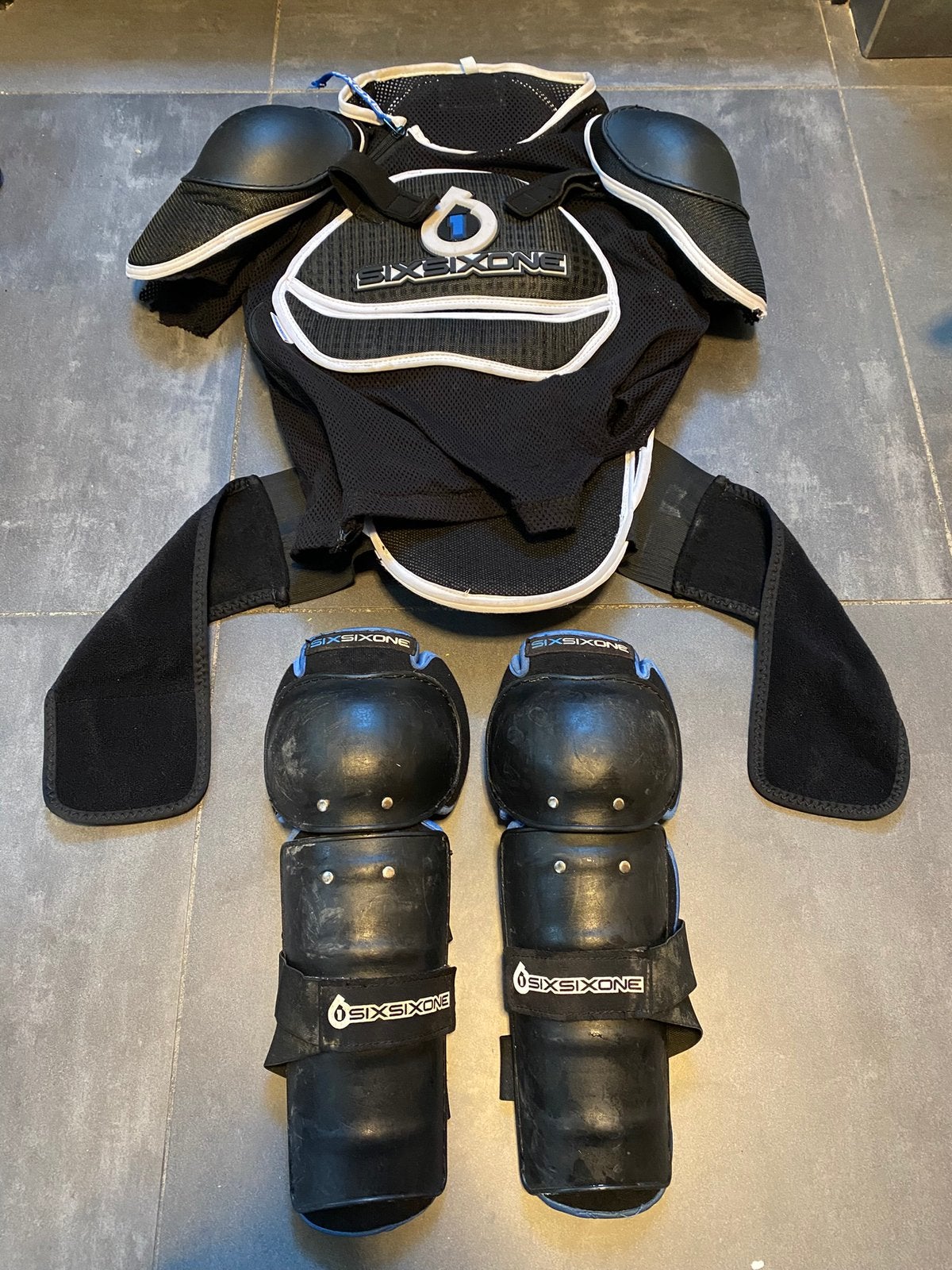 BMX motorcross back protector volledige set, Ophalen of Verzenden
