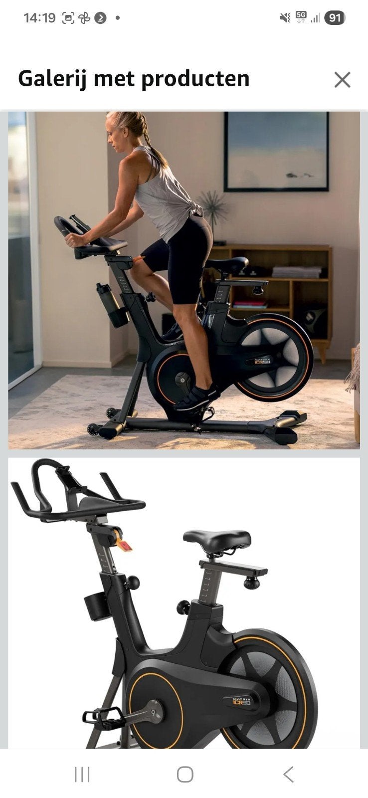 nieuwe SPINNINGBIKE homtrainer, Sport en Fitness, Ophalen of Verzenden, Nieuw, Hometrainer