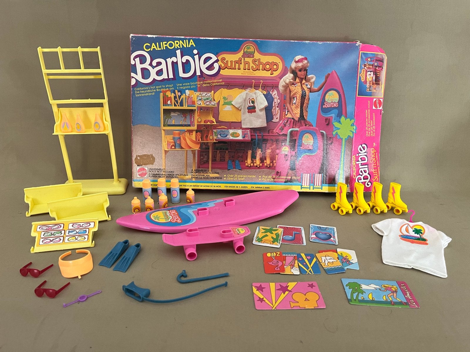 Vintage California Barbie Surf 'n Shop speelset (1987), Ophalen of Verzenden, Gebruikt, Barbie