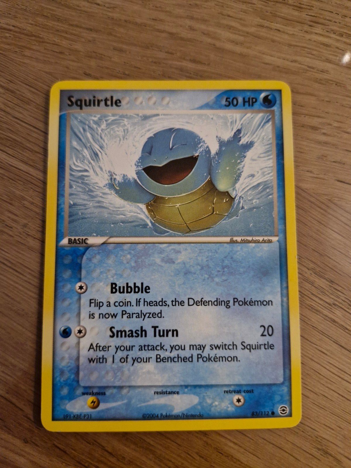 Pokémon Kaart Squirtle 83/112 - 2004 Nintendo, Ophalen of Verzenden