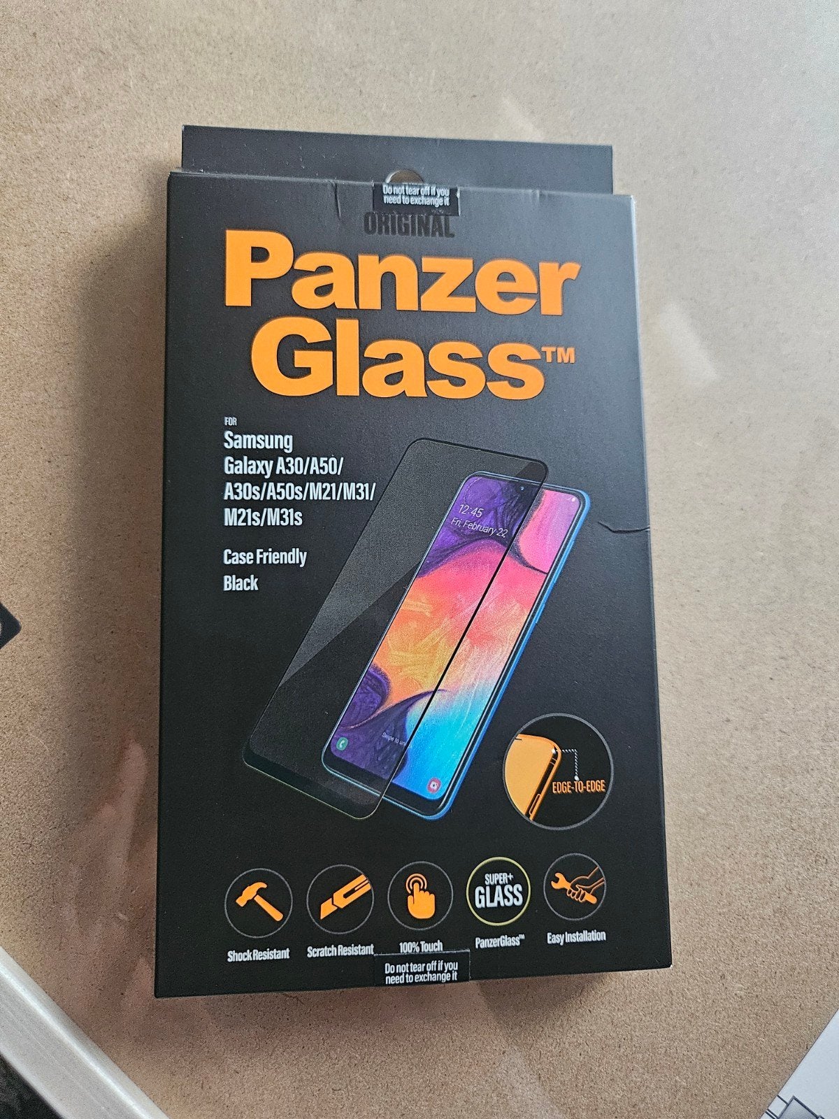 PanzerGlass Screenprotector Samsung Galaxy A30/A50/A50s, Ophalen of Verzenden, Nieuw, Bescherming, Samsung