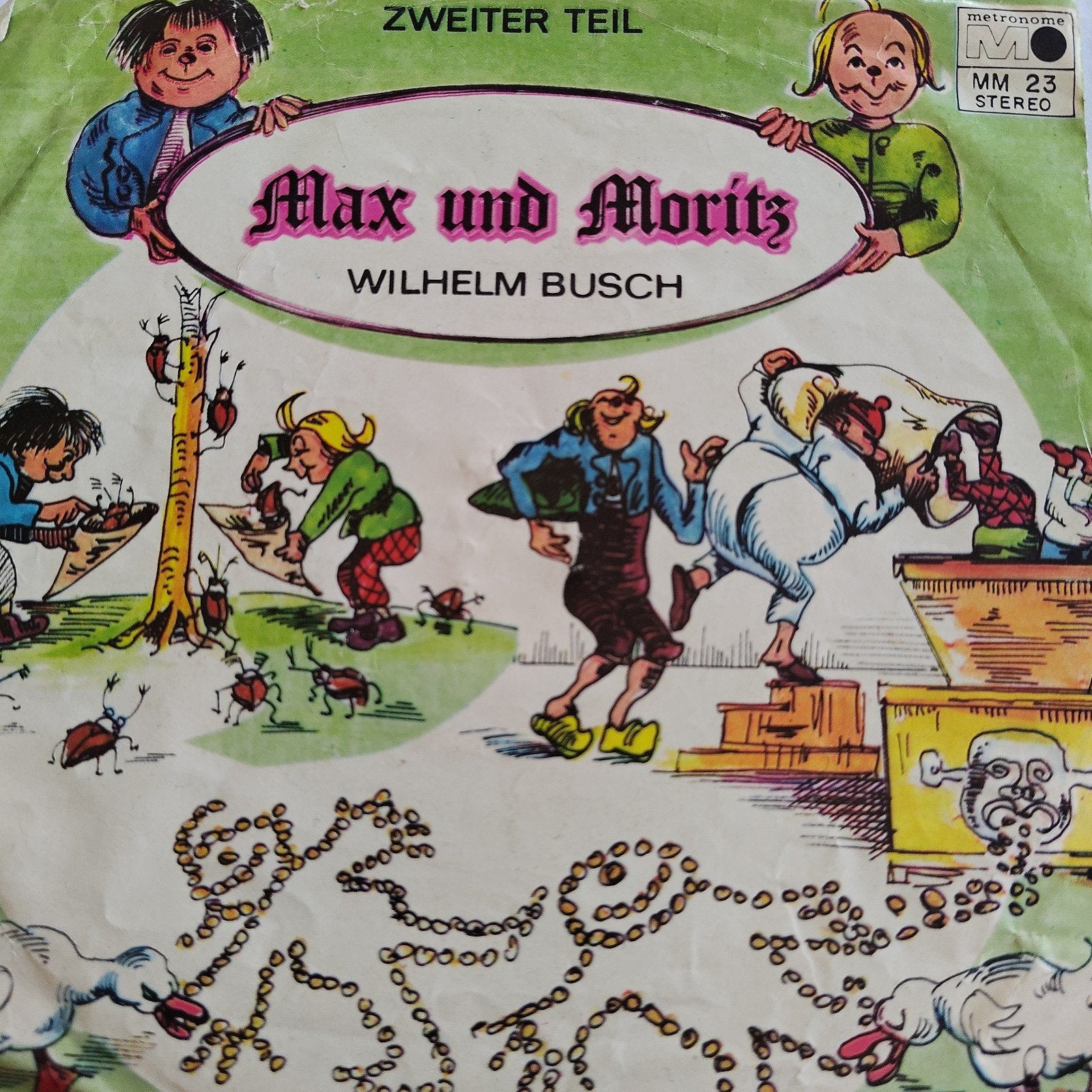 Max und Moritz - Zweiter Teil (Wilhelm Busch) LP, Cd's en Dvd's, Vinyl Singles, Gebruikt, 7 inch, Ophalen of Verzenden