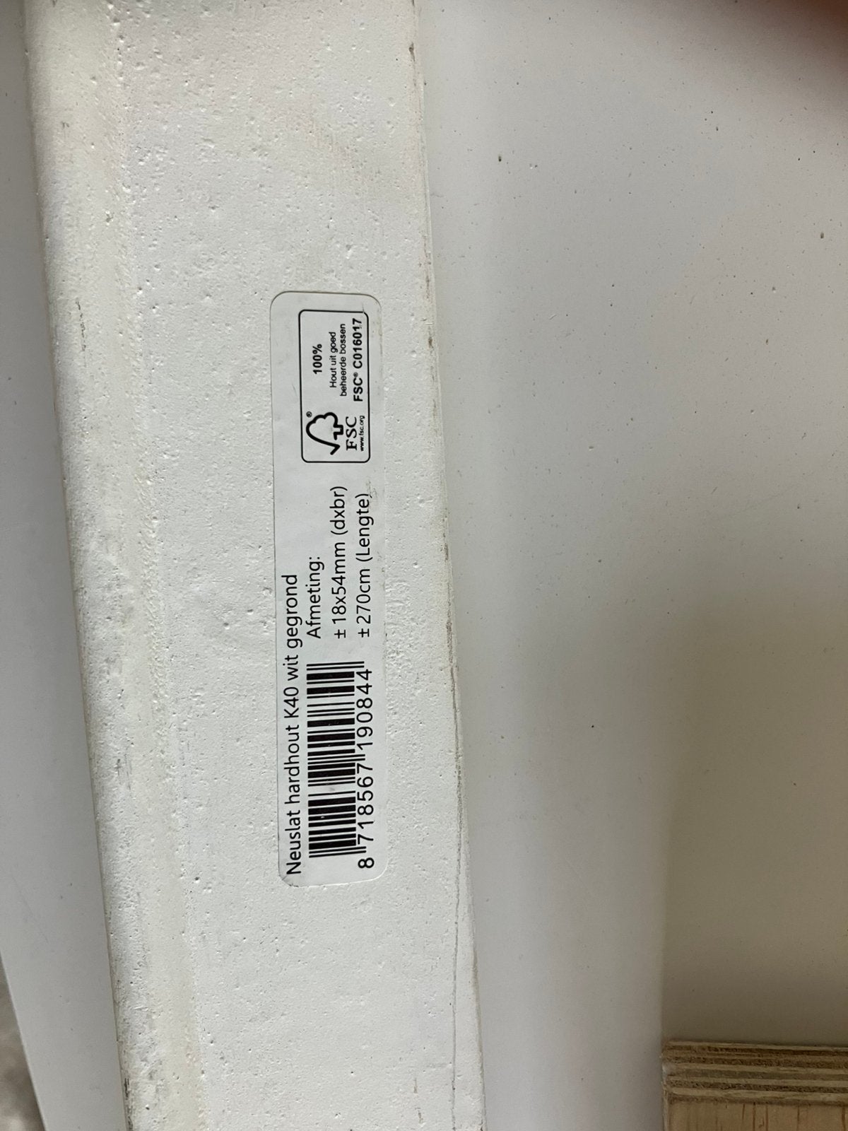 Glaslat onderzijde ( neuslat), Ophalen, Zo goed als nieuw, Minder dan 80 cm, Gevelraam of Ruit