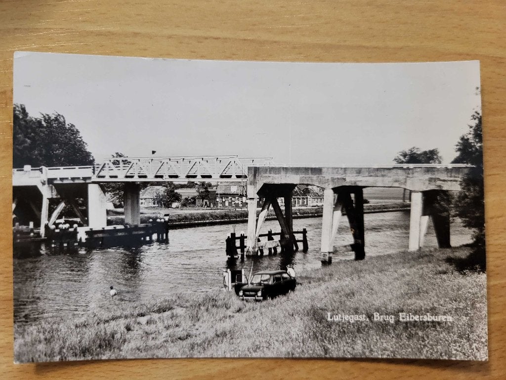 ansicht LUTJEGAST Brug eibersburen, Ophalen of Verzenden, Voor 1920, Groningen