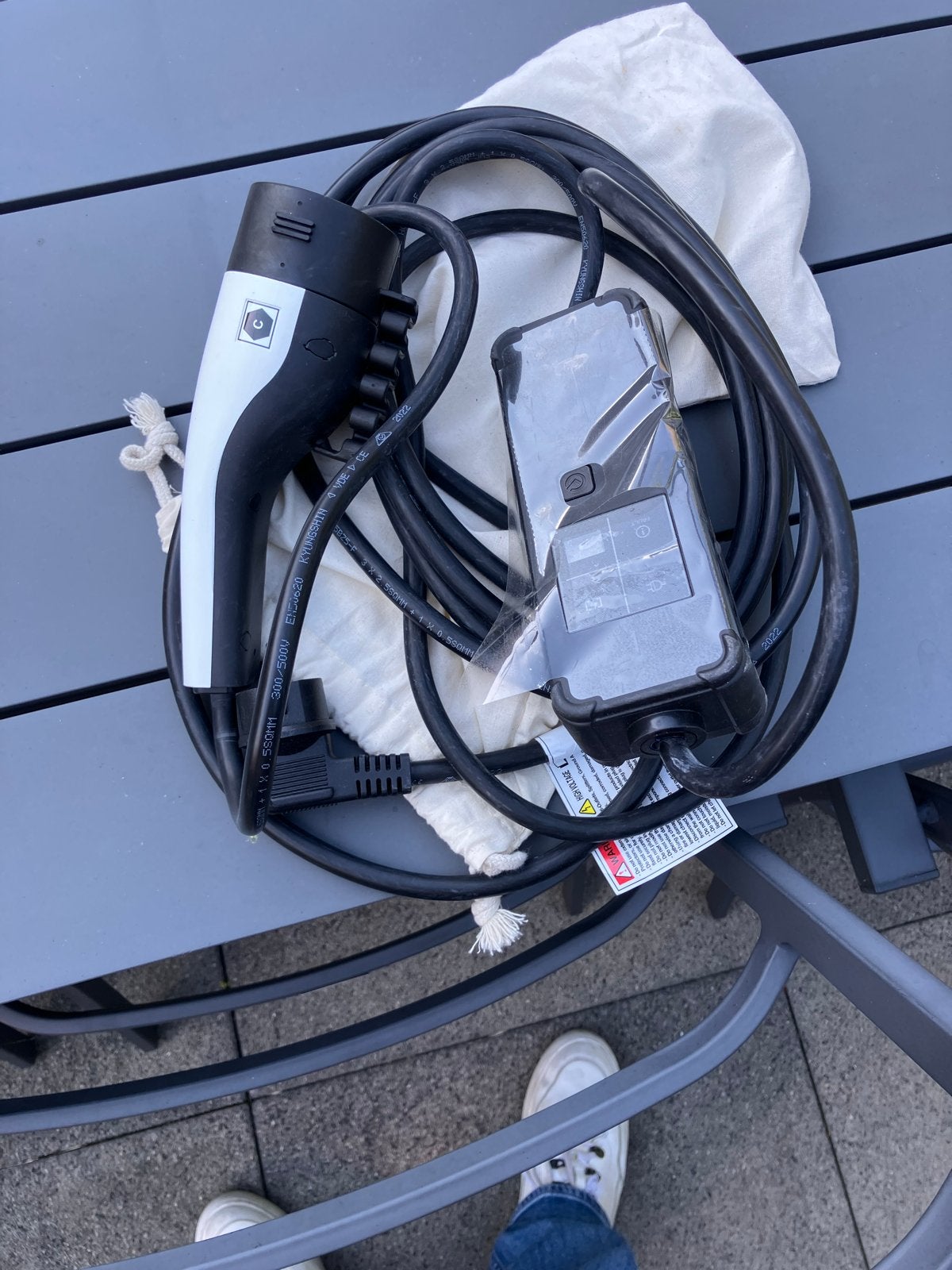 (Kia) Draagbare EV Laadkabel Type 2 (Mode 2), Auto diversen, Laadpalen, Ophalen, Zo goed als nieuw, Laadkabel