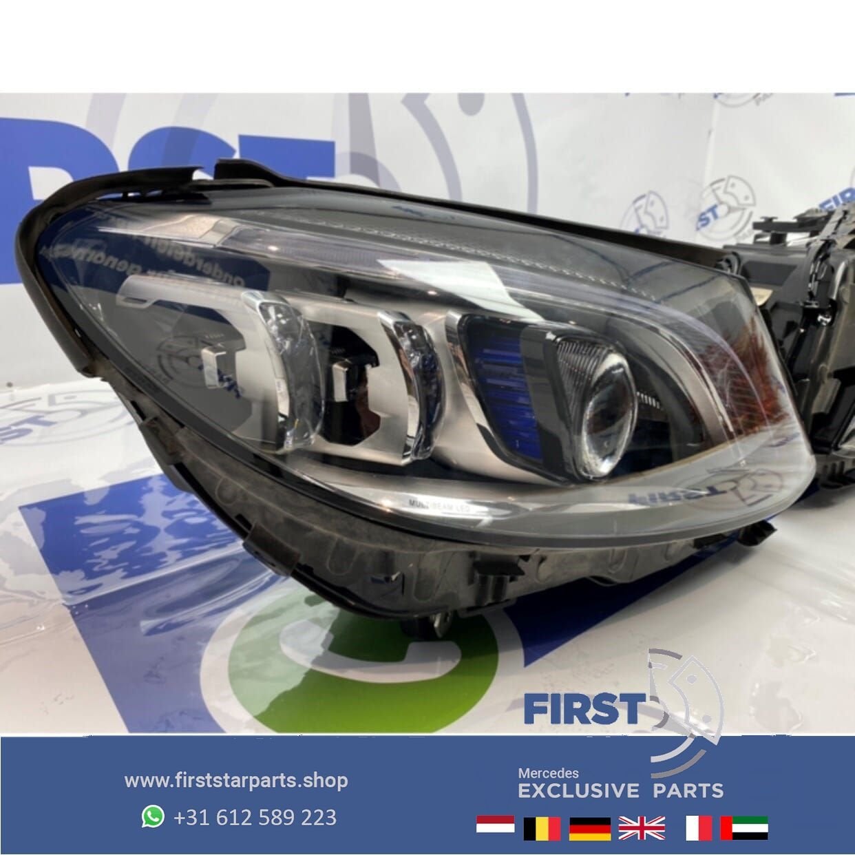 W205 Facelift Multibeam LED koplamp RECHTS COMPLEET Mercedes