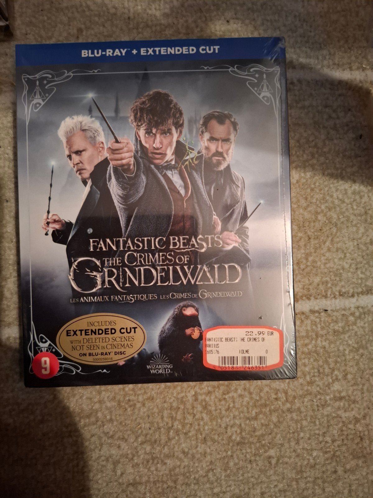 Fantastic Beasts: The Crimes of Grindelwald Blu-ray), Film, Ophalen of Verzenden, Blu-ray, Nieuw in verpakking