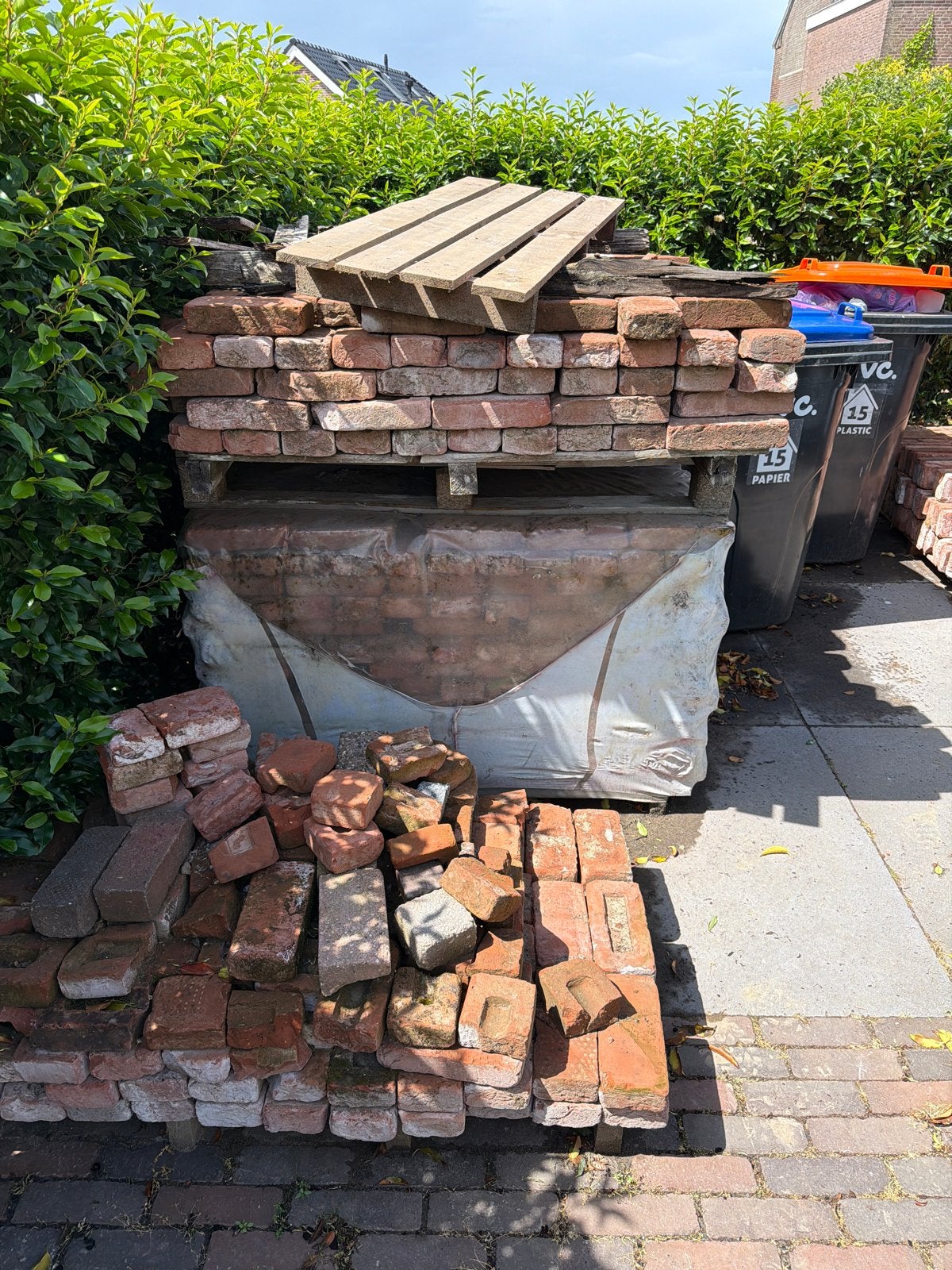 Bakstenen voor diverse projecten Wienerberger Oud Kempisch, Doe-het-zelf en Verbouw, Metselstenen, Ophalen, Zo goed als nieuw