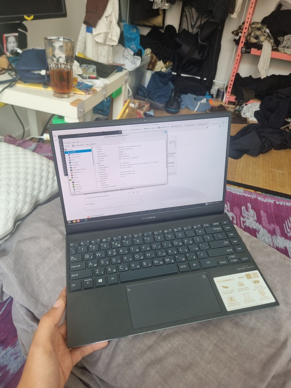 Asus Zenbook 13 Ryzen 7, Computers en Software, Windows Laptops, Ophalen of Verzenden, 13 inch, 2 tot 3 Ghz, SSD