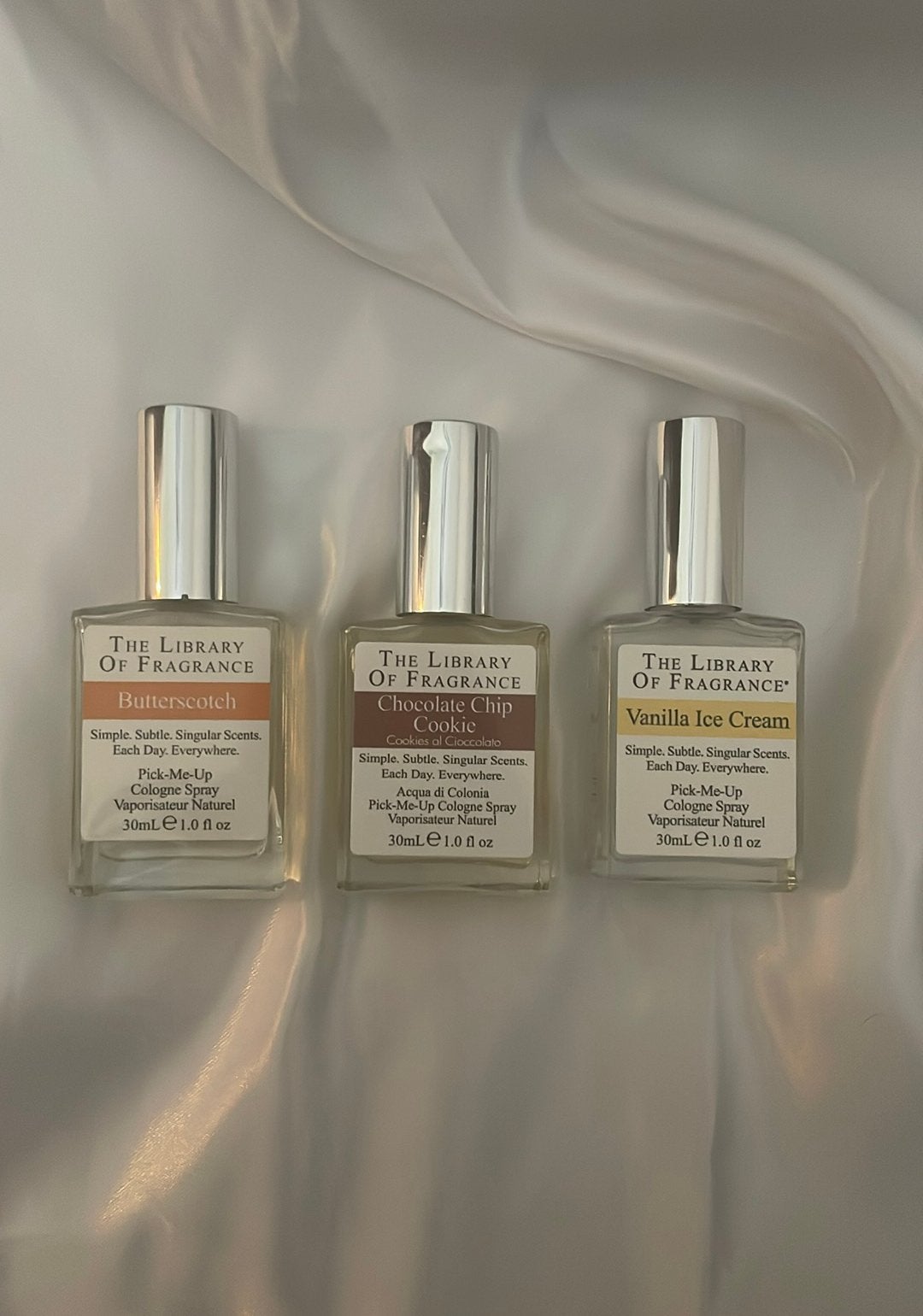 The Library of Fragrance set 3x 30 ml, Verzenden, Zo goed als nieuw