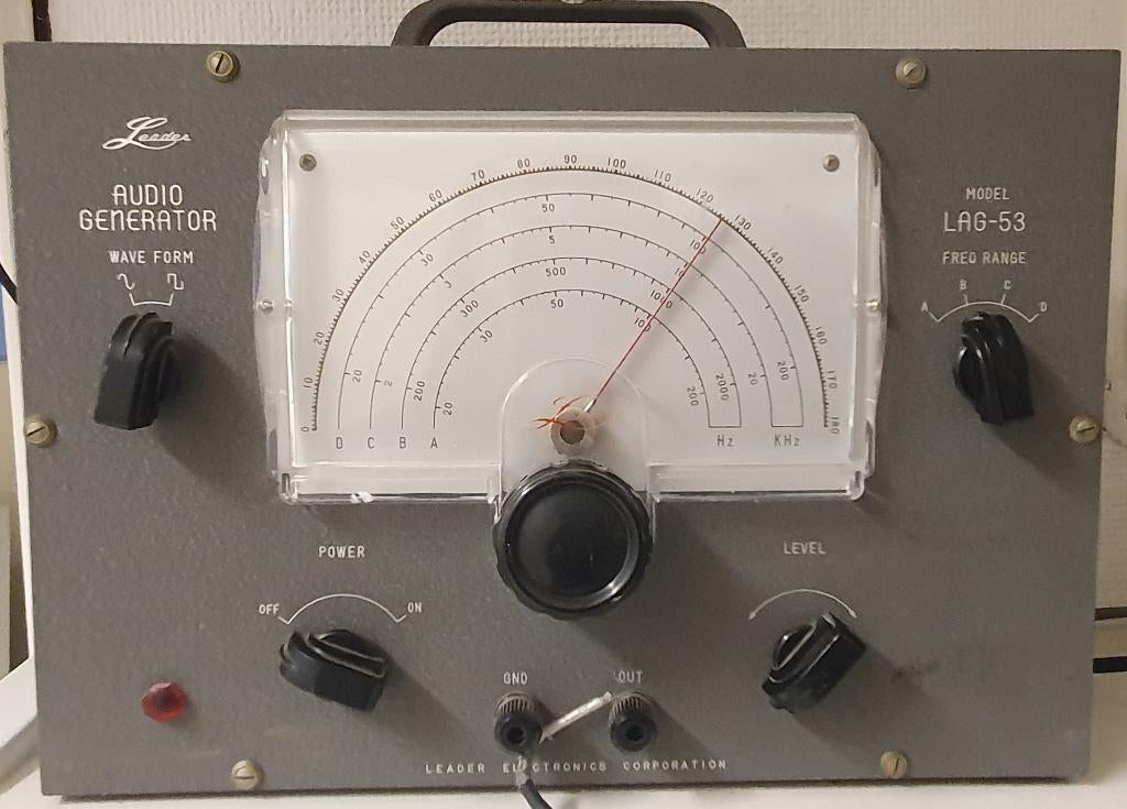 Leader Audiogenerator LAG 53 in zeer goede staat werkend, Audio, Tv en Foto, Professionele Audio-, Tv- en Video-apparatuur, Ophalen