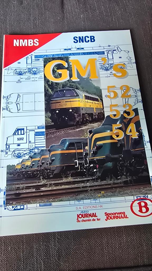 NMBS/SNCB GM's 52, 53, 54 Spoorweg Journaal Boek, Ophalen of Verzenden