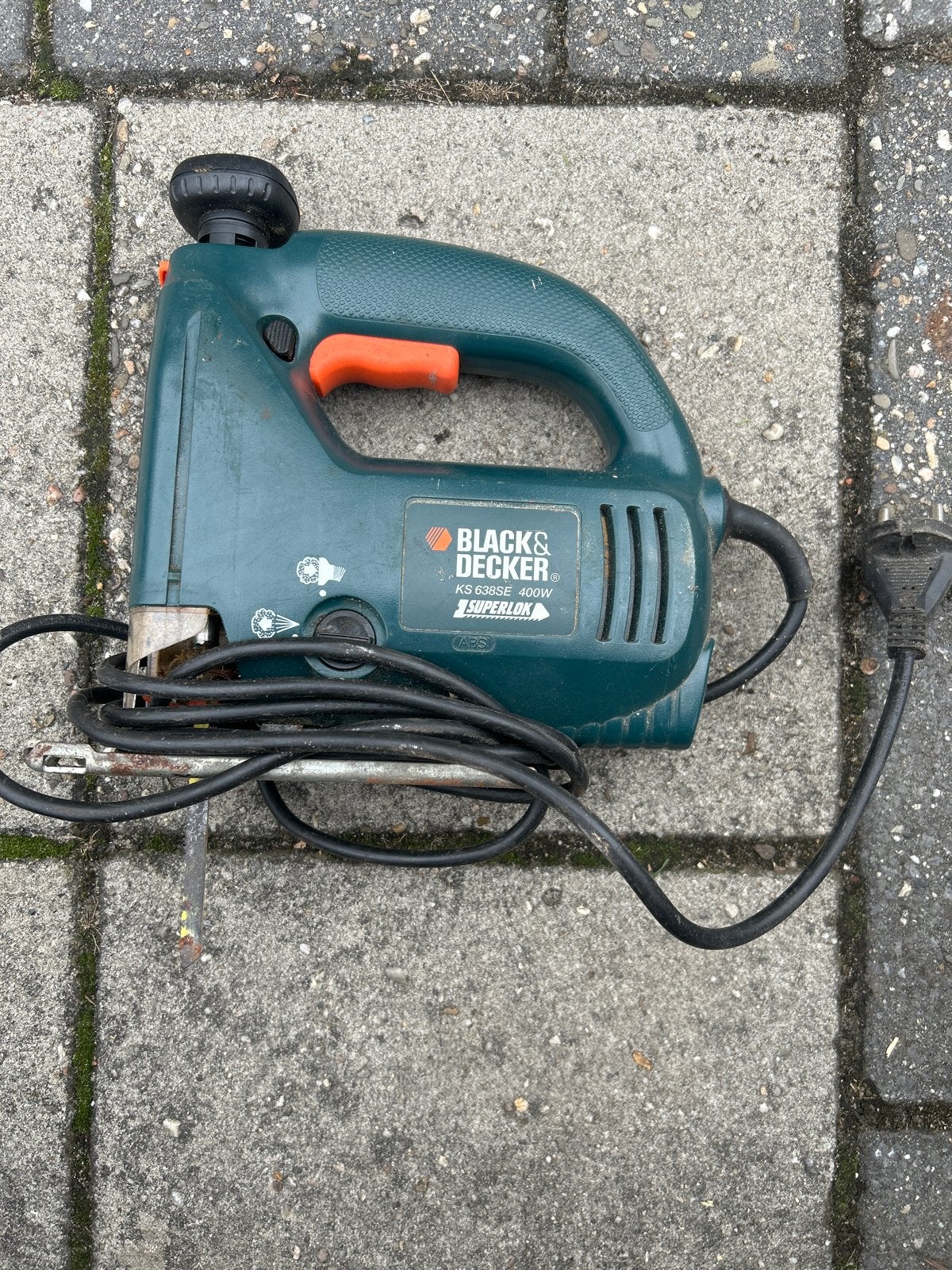 Black & Decker Decoupeerzaag KS638SE 400W - Werkt perfect, Doe-het-zelf en Verbouw, Gebruikt, Decoupeerzaag, Ophalen of Verzenden
