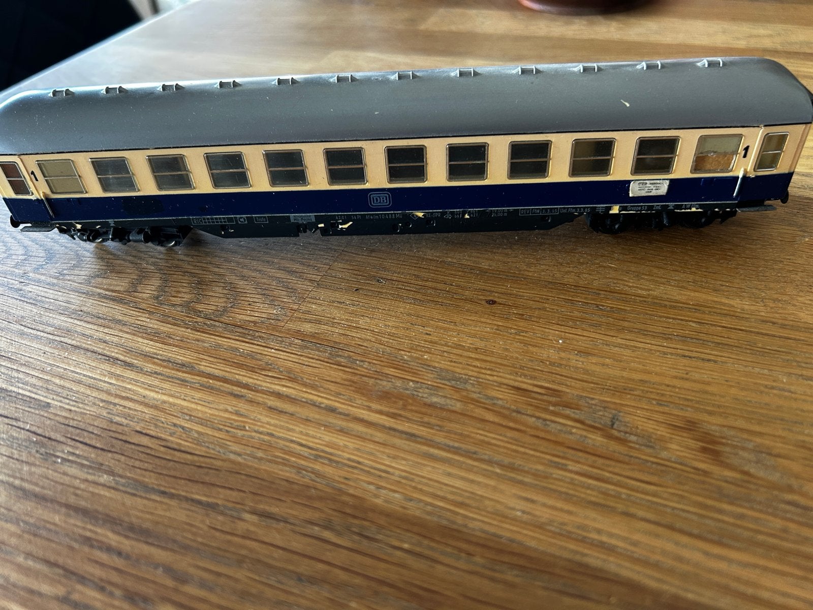 Fleischmann 5116 H0 Rheingold 1e klas rijtuig DB, Hobby en Vrije tijd, Verzenden, Gebruikt, Wagon, Fleischmann